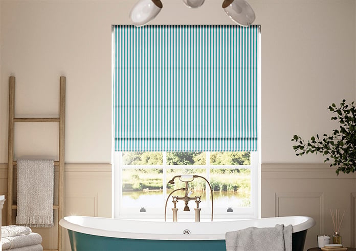 The British Stripe Co. Catherine, Notting Hill No.4 - Roman Blind - Image 3
